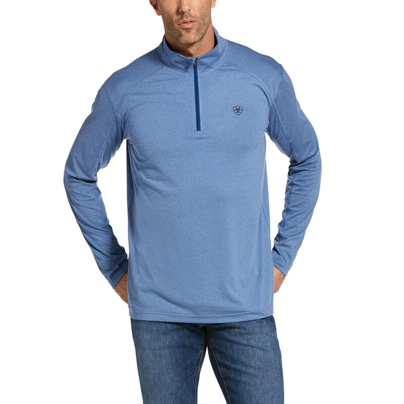 Ariat Hemden Herren - Cornell Base Layer 1/4 Zip Blau ( DAQPT-8243 )
